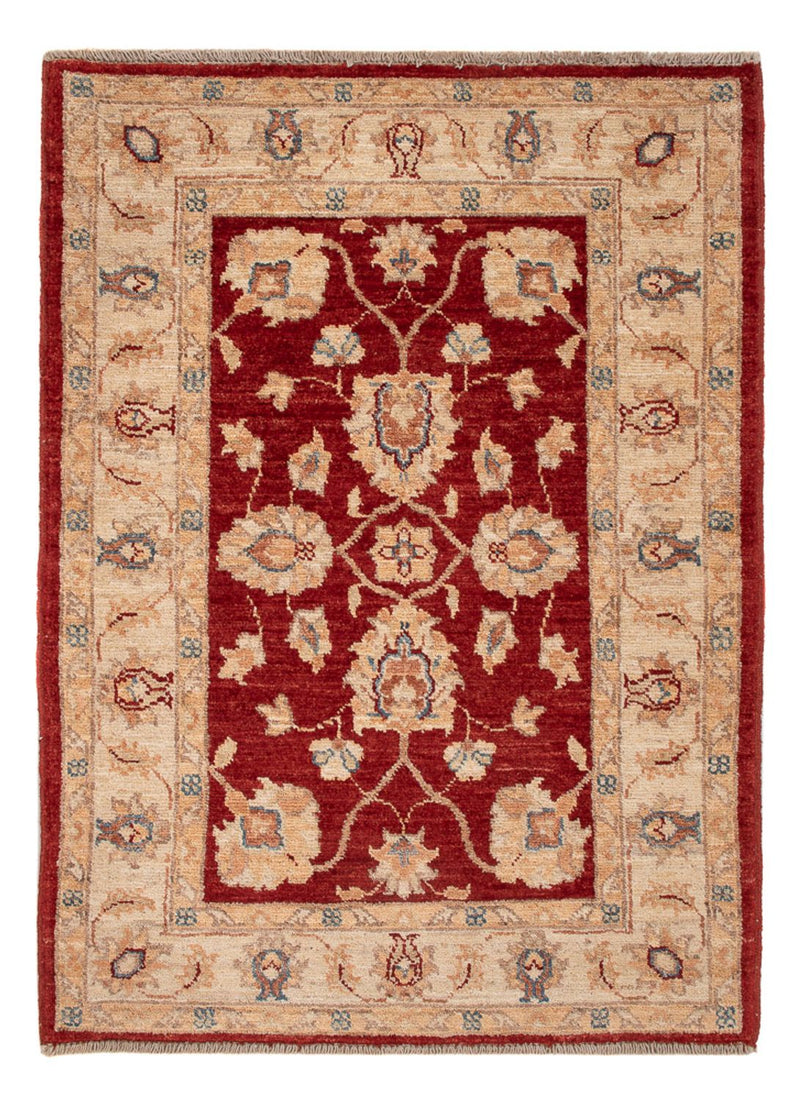 Ziegler Teppich 75x101cm - Orientteppich - bordeauxrot