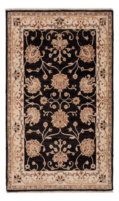 Ziegler Teppich 80x120cm - Orientteppich - schwarz