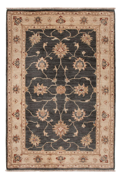 Ziegler Teppich 80x120cm - Orientteppich - schwarz