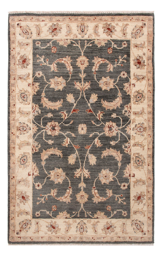 Ziegler Teppich 80x120cm - Orientteppich - schwarz