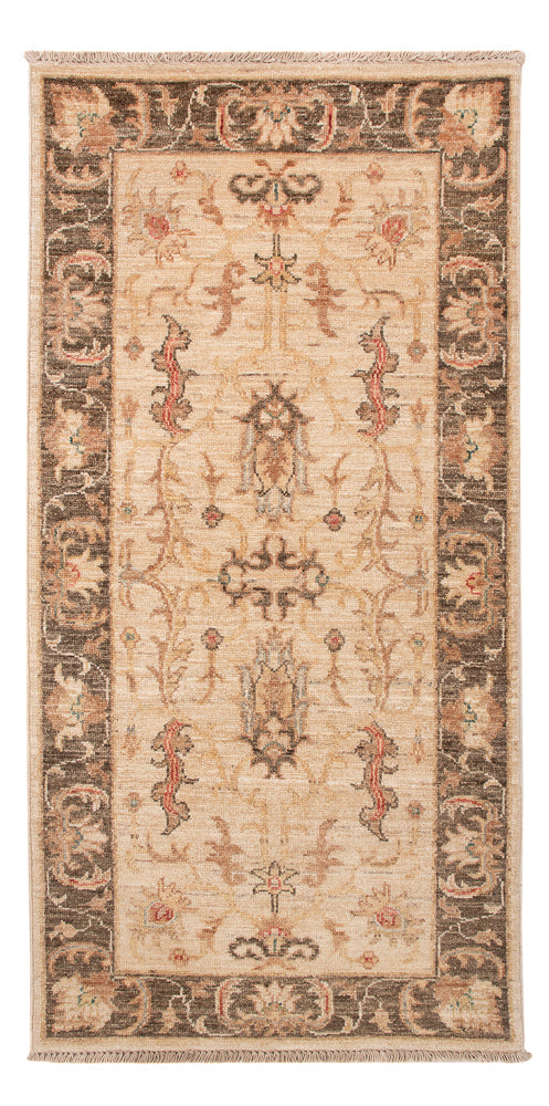 Ziegler Teppich 62x125cm - Orientteppich - beige