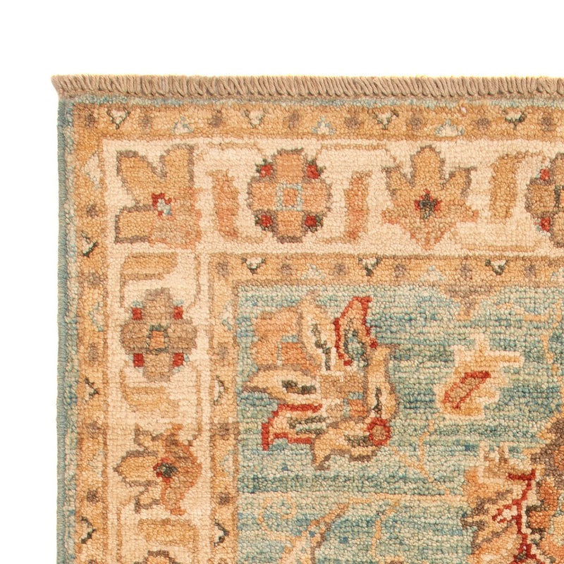 Ziegler Teppich 60x91cm - Orientteppich - hellgrün