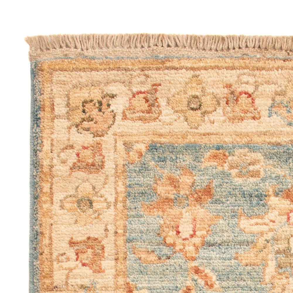 Ziegler Teppich 50x71cm - Orientteppich - hellblau