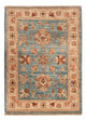 Ziegler Teppich 51x70cm - Orientteppich - grün