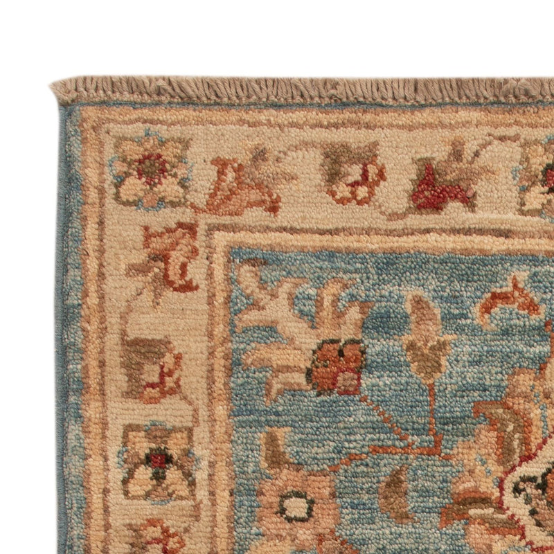Ziegler Teppich 51x70cm - Orientteppich - grün