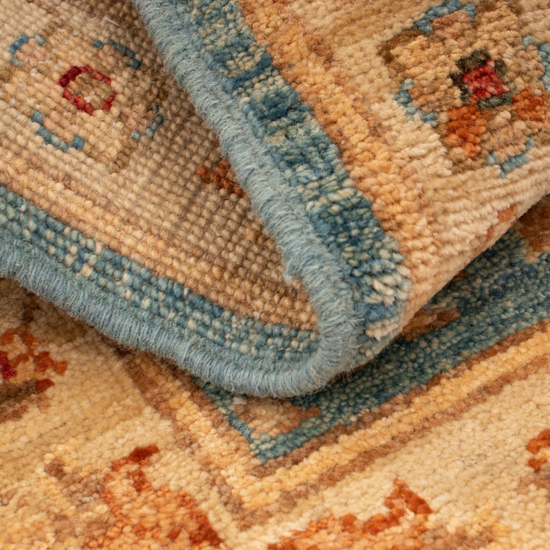 Ziegler Teppich 51x70cm - Orientteppich - grün