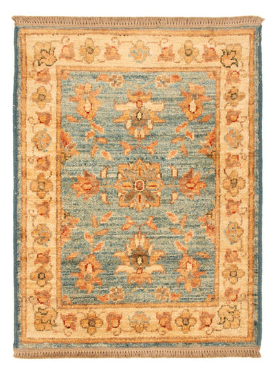 Ziegler Teppich 52x69cm - Orientteppich - türkis