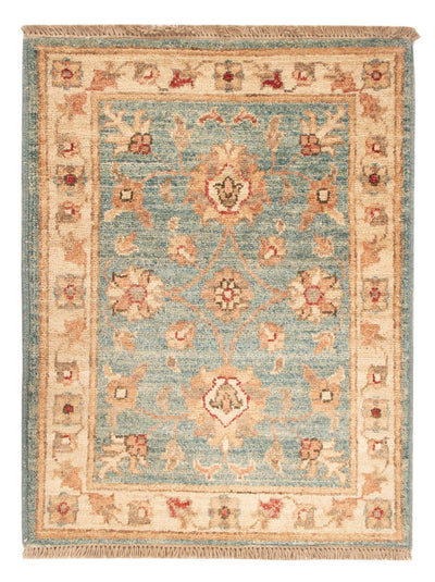 Ziegler Teppich 51x67cm - Orientteppich - türkis