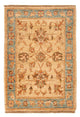Ziegler Teppich 51x72cm - Orientteppich - hellbeige