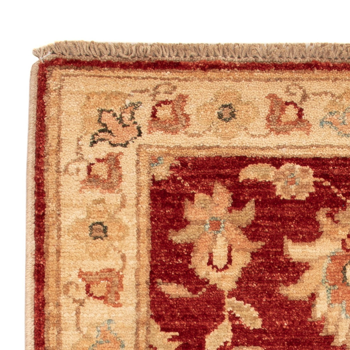 Ziegler Teppich 52x69cm - Orientteppich - bordeauxrot