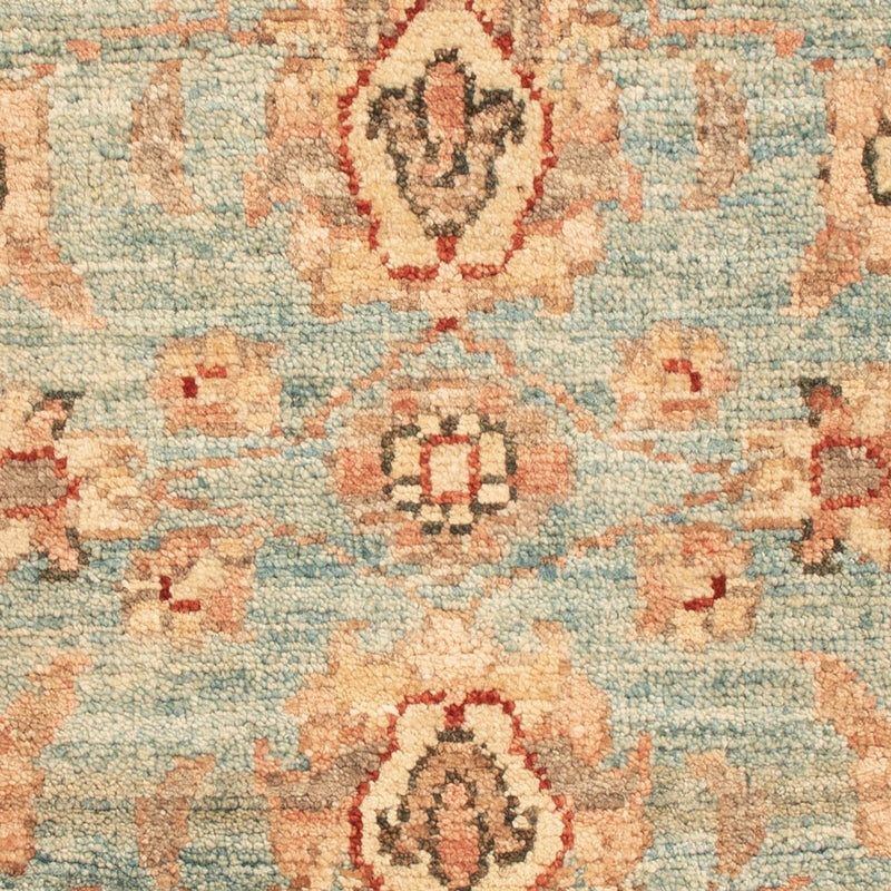 Ziegler Teppich 53x72cm - Orientteppich - hellblau