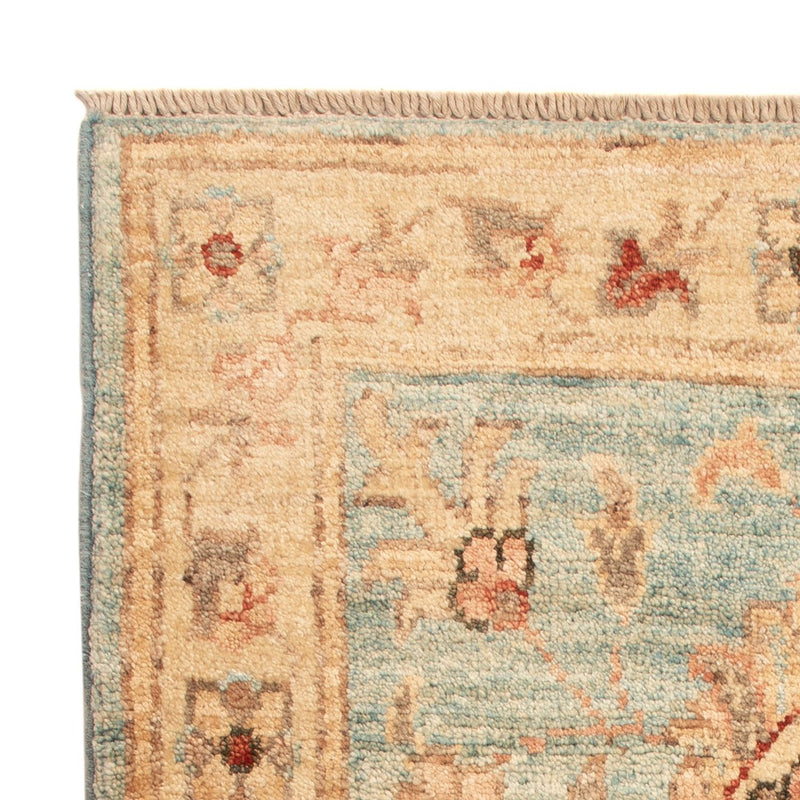 Ziegler Teppich 53x72cm - Orientteppich - hellblau