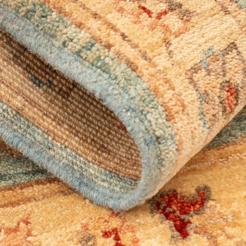 Ziegler Teppich 53x72cm - Orientteppich - hellblau
