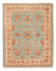Ziegler Teppich 57x74cm - Orientteppich - hellblau