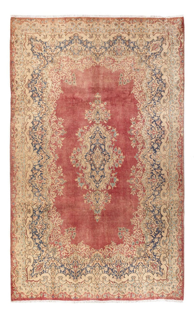 Vintage Teppich 192x304cm - hellrot