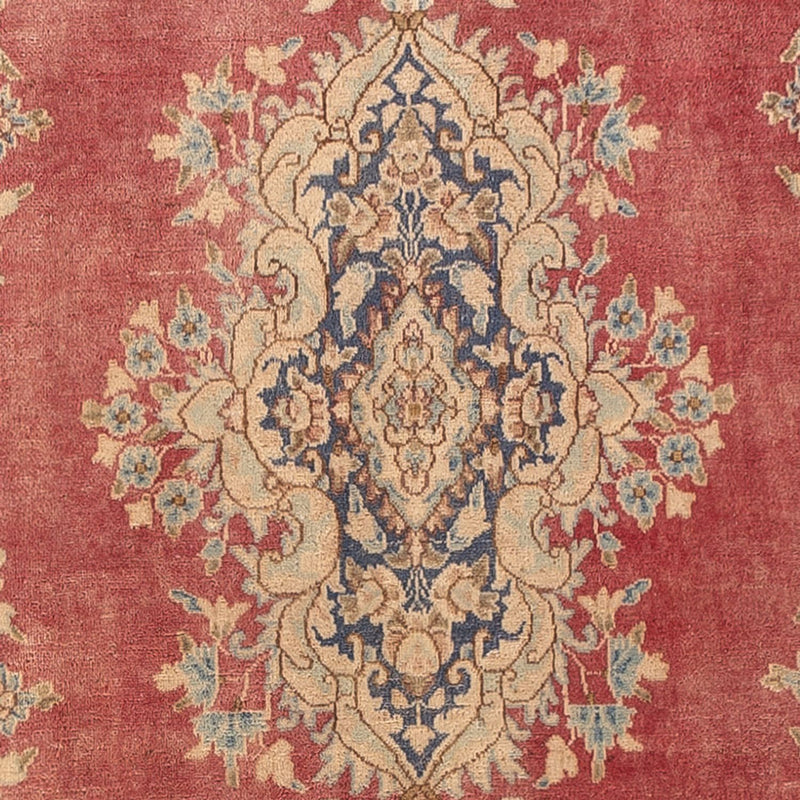 Vintage Teppich 192x304cm - hellrot