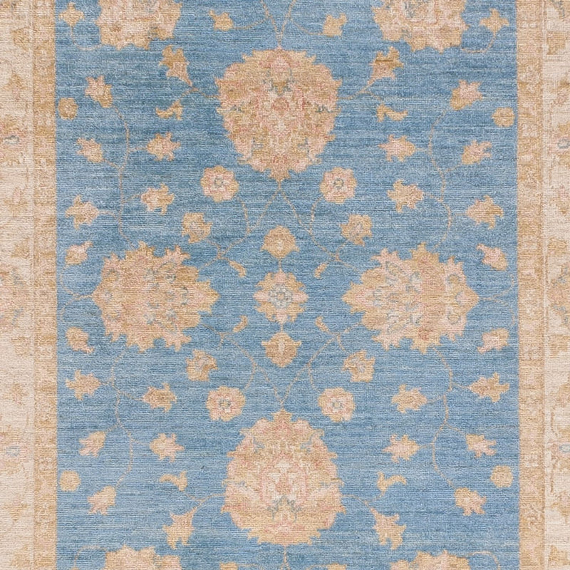 Ziegler Teppich 124x394cm - Orientteppich - blau