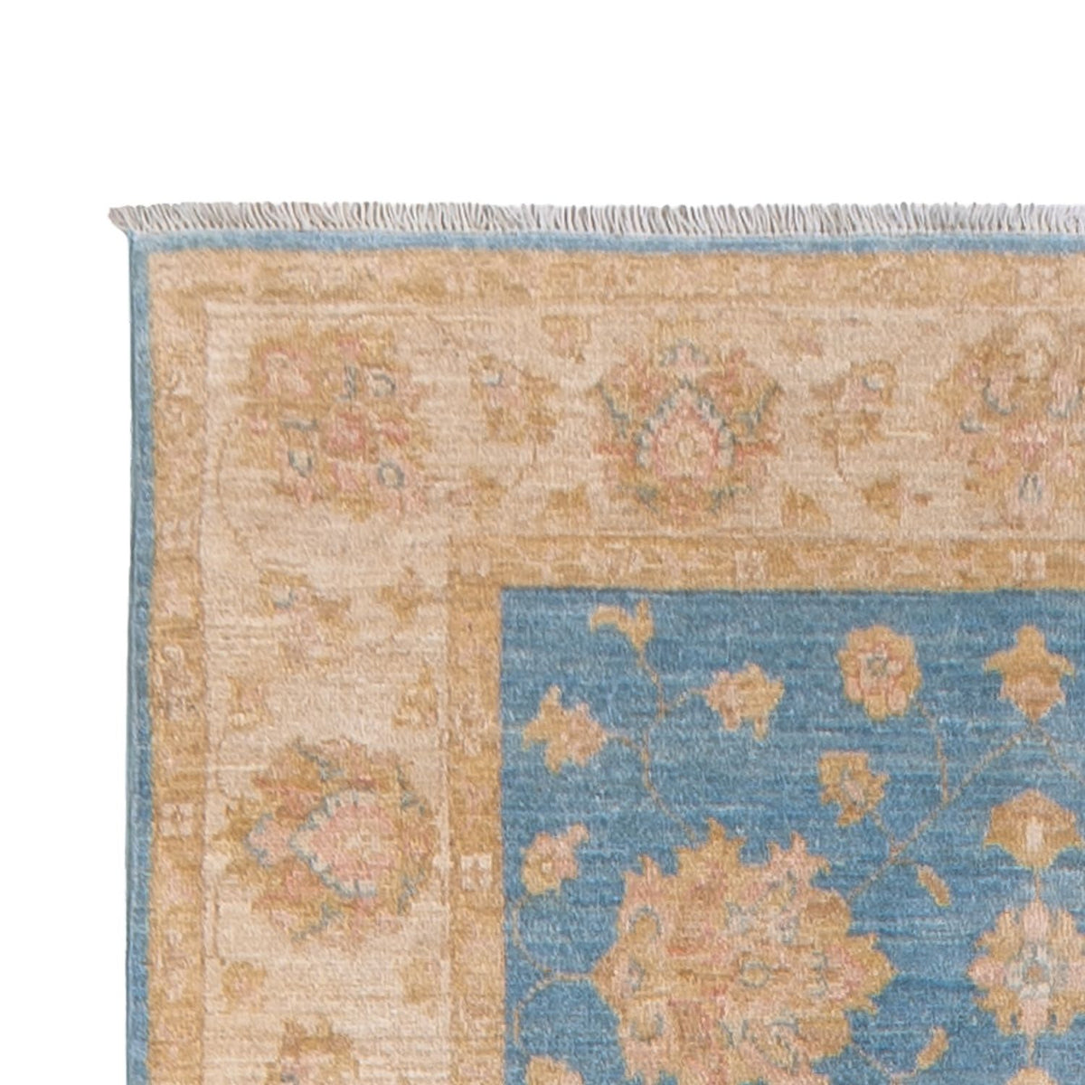 Ziegler Teppich 124x394cm - Orientteppich - blau