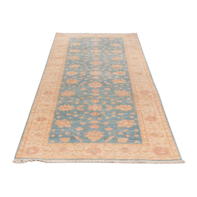 Ziegler Teppich 80x250cm - Orientteppich - blau