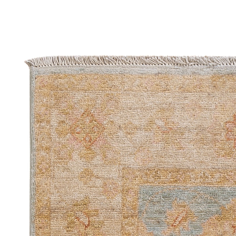 Ziegler Teppich 71x203cm - Orientteppich - hellblau