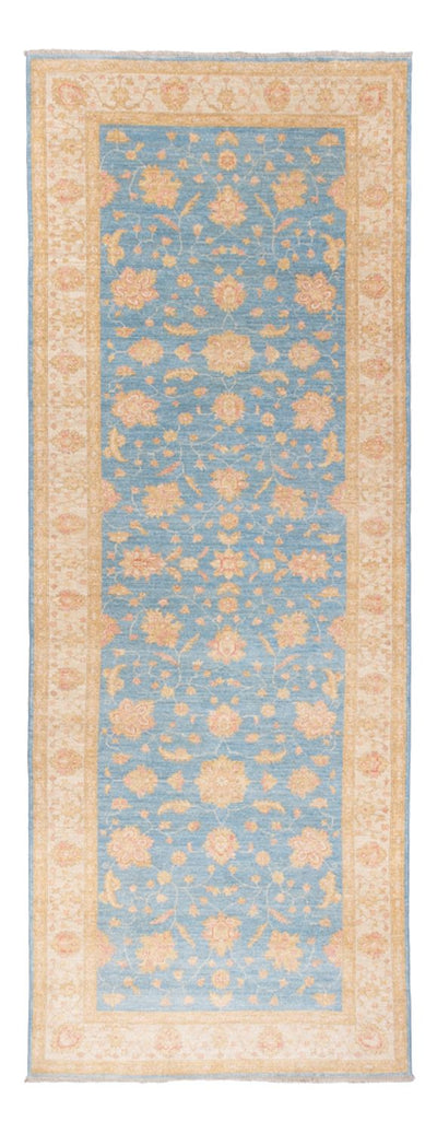 Ziegler Teppich 119x332cm - Orientteppich - hellblau