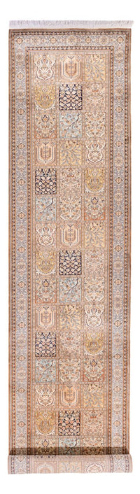 Kaschmir Seide Teppich 97x452cm - Orientteppich - creme – product image