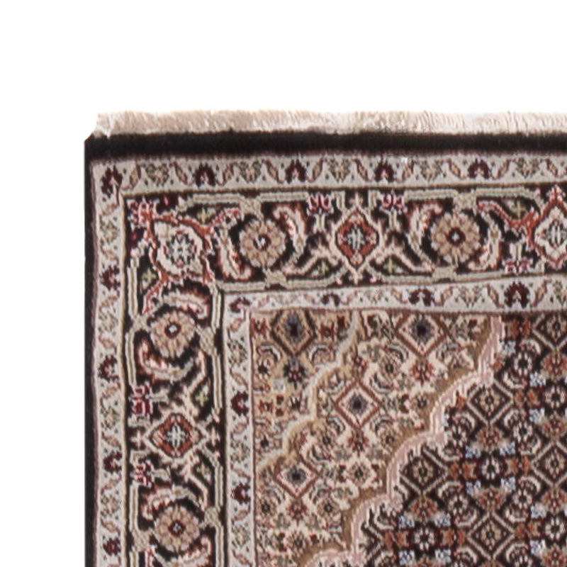 Indo Täbriz Teppich 82x406cm - Orientteppich - anthrazit
