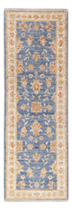 Ziegler Teppich 48x153cm - Orientteppich - hellblau