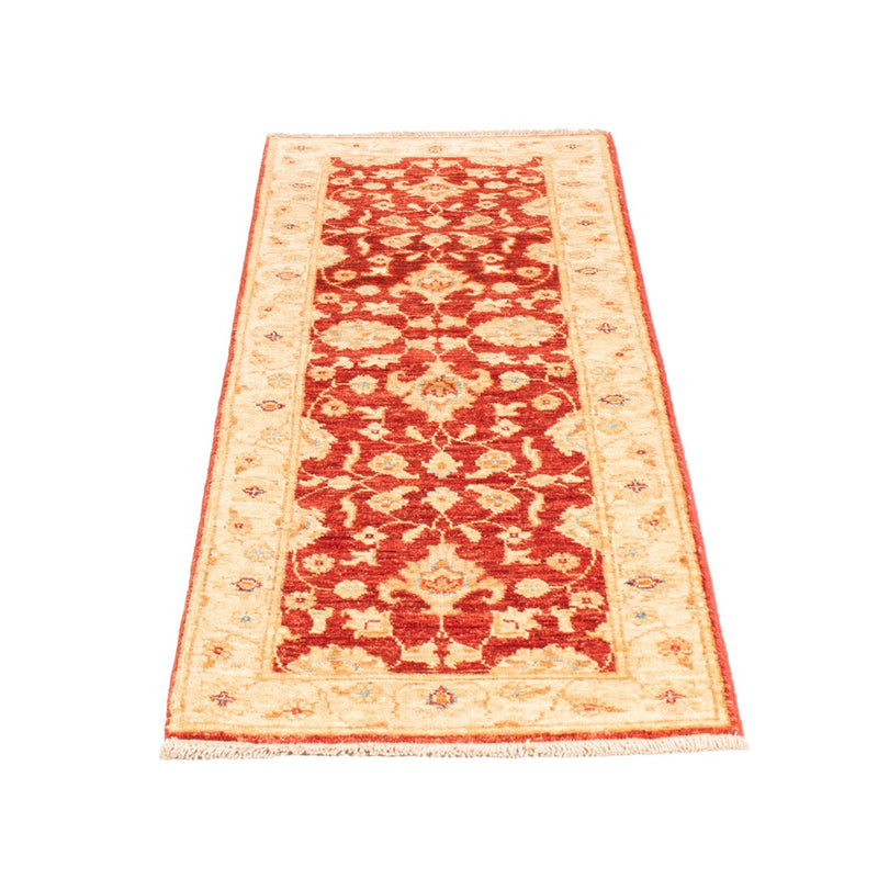Ziegler Teppich 50x135cm - Orientteppich - rot