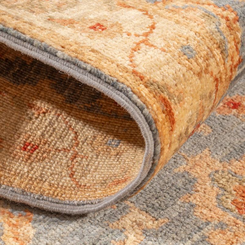 Ziegler Teppich 49x150cm - Orientteppich - blau