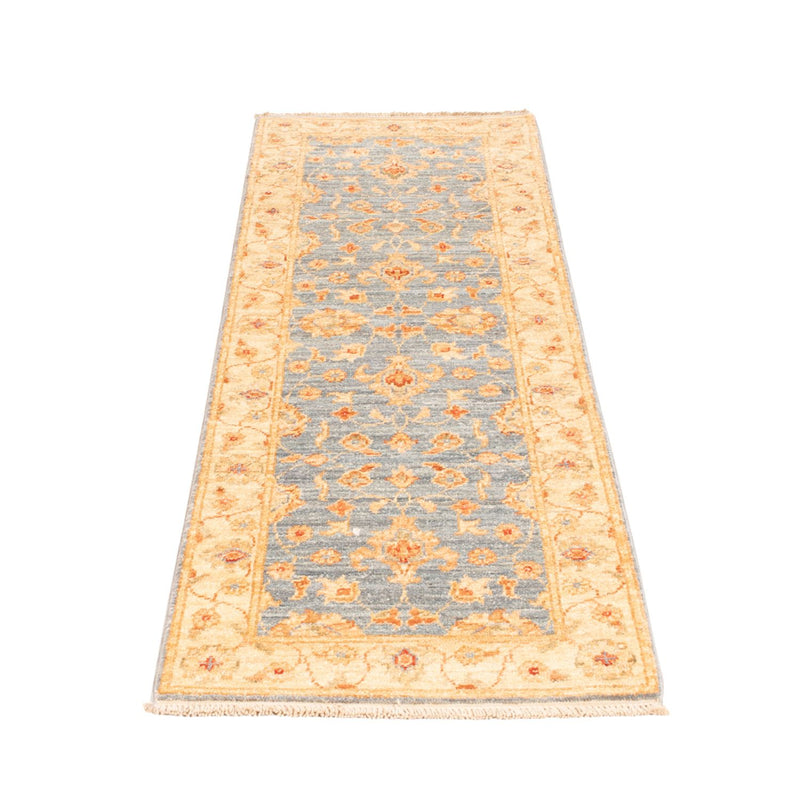 Ziegler Teppich 49x150cm - Orientteppich - blau