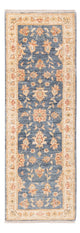 Ziegler Teppich 48x150cm - Orientteppich - blau
