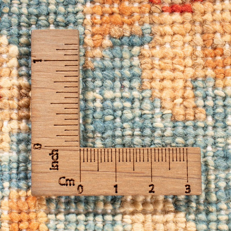 Ziegler Teppich 50x147cm - Orientteppich - türkis