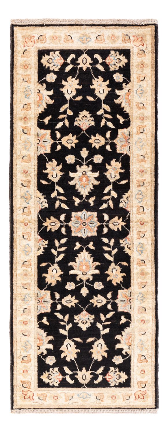 Ziegler Teppich 54x143cm - Orientteppich - anthrazit