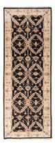 Ziegler Teppich 50x150cm - Orientteppich - dunkelblau