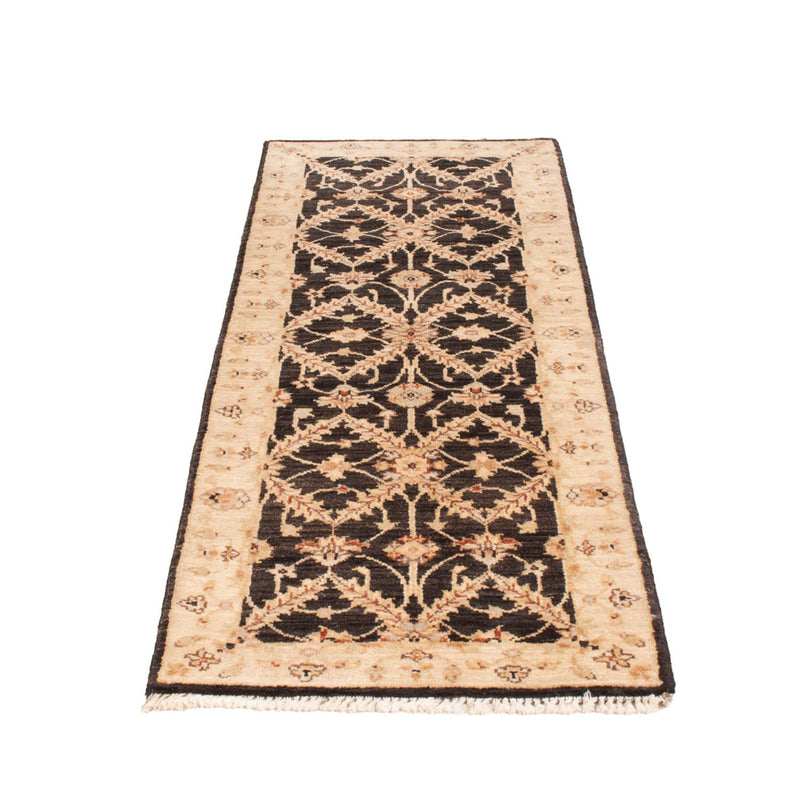 Ziegler Teppich 50x150cm - Orientteppich - dunkelblau