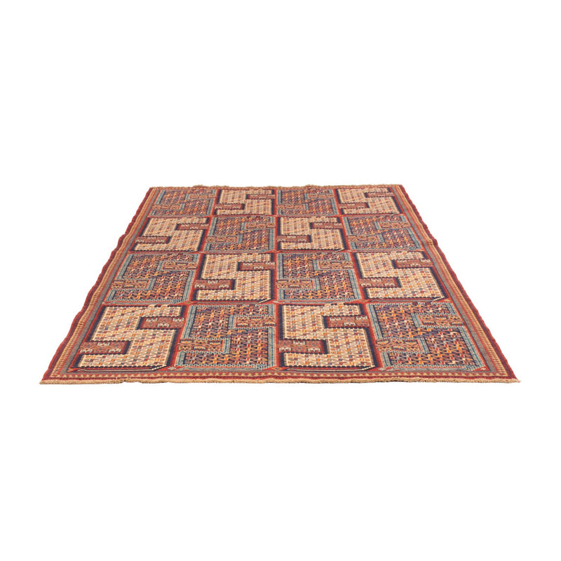 Kelim Afghan Teppich 157x217cm - mehrfarbig