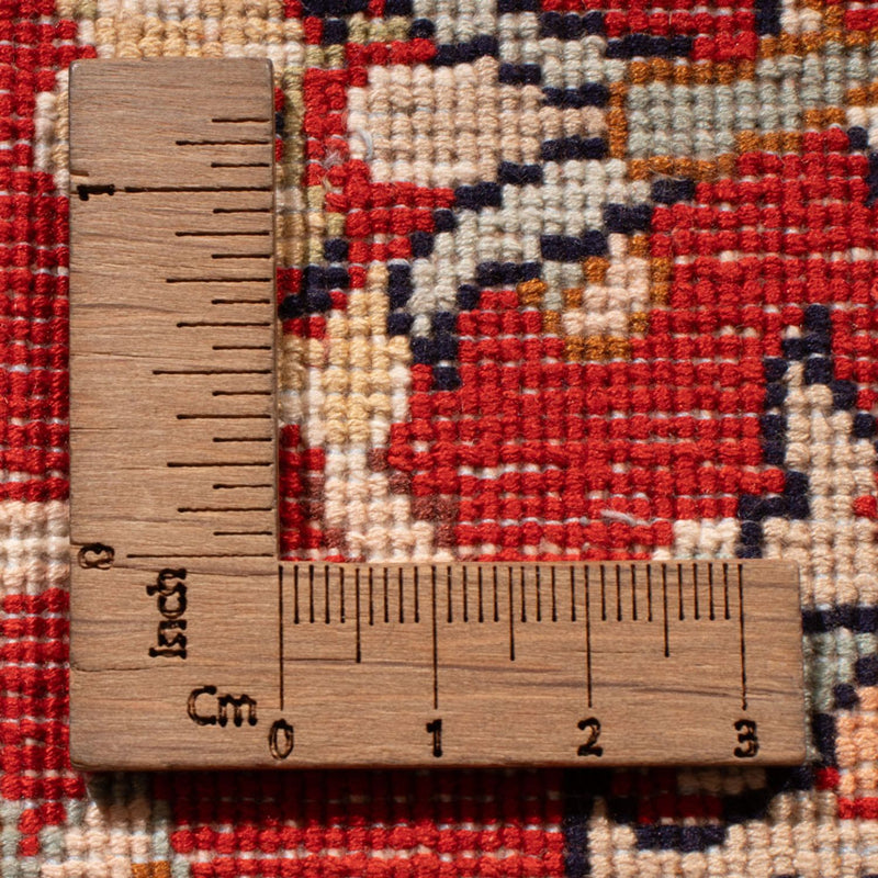 Kaschmir Seide Teppich 79x242cm - Orientteppich - rot