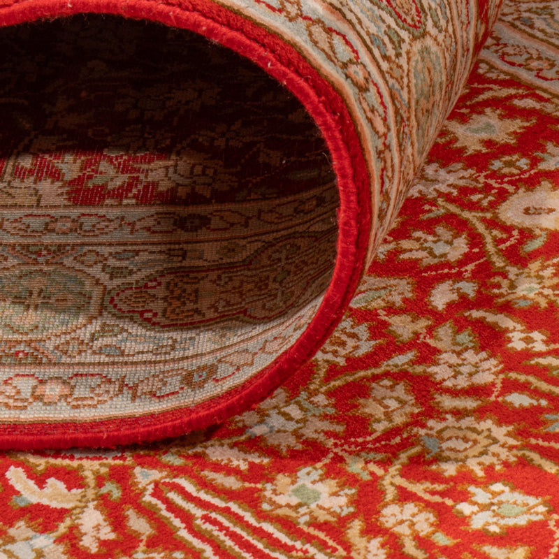 Läufer Seiden - Kaschmir Seide - 79 x 251 cm - rot