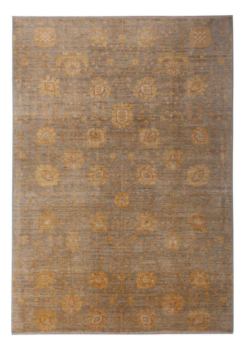 Ziegler Modern Teppich 204x300cm - Orientteppich - dunkelbeige