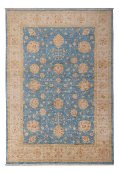 Ziegler Teppich 202x296cm - Orientteppich - blau