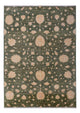 Ziegler Modern Teppich 205x294cm - Orientteppich - dunkelgrün