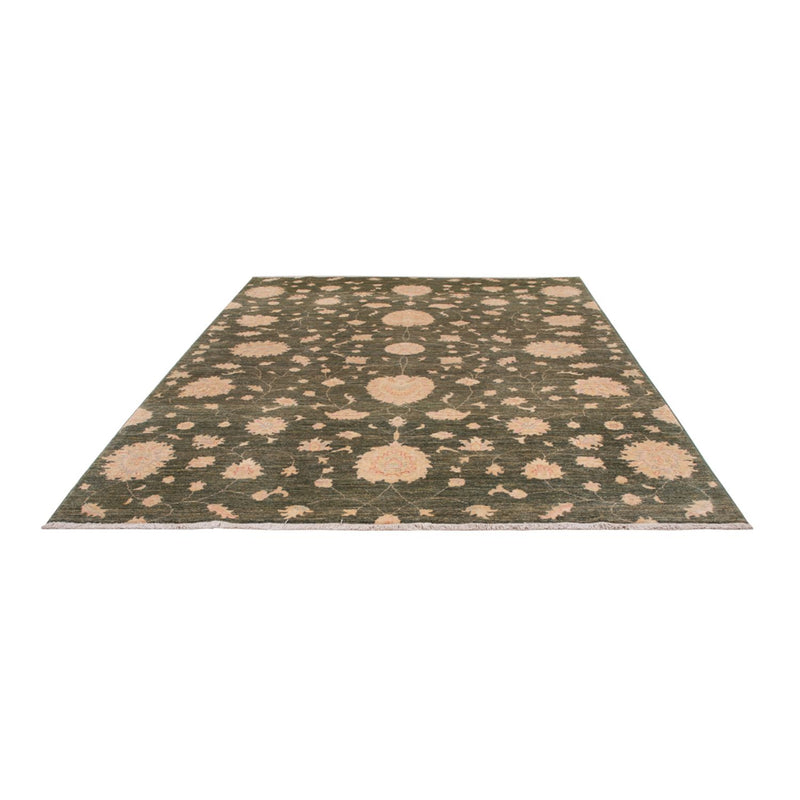 Ziegler Modern Teppich 205x294cm - Orientteppich - dunkelgrün