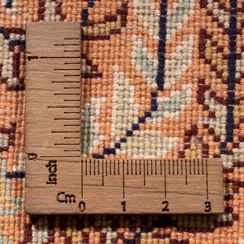 Kaschmir Seide Teppich 80x285cm - Orientteppich - beige