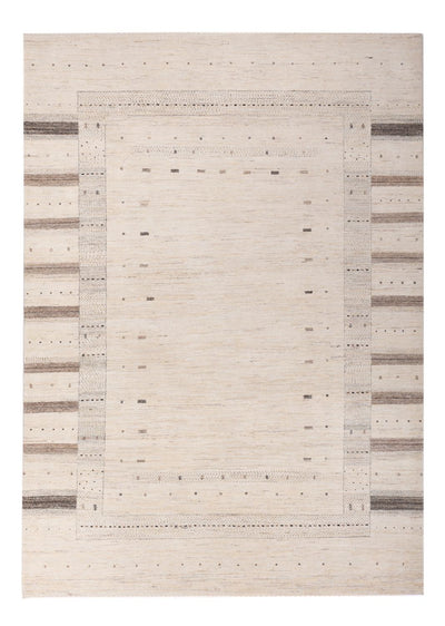 Indo Loribaft Teppich 206x300cm - Wollteppich - creme