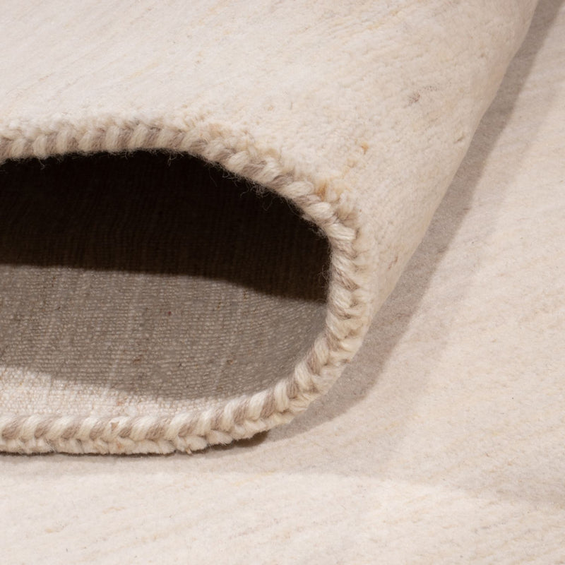 Indo Loribaft Teppich 209x296cm - Wollteppich - creme