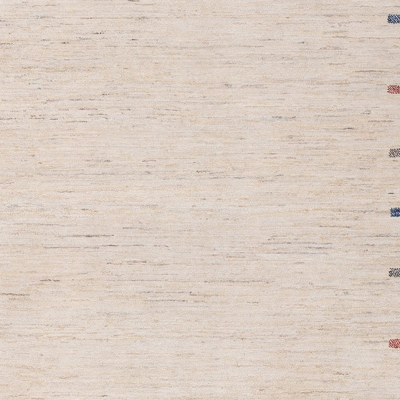 Indo Loribaft Teppich 202x306cm - Wollteppich - creme