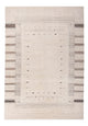 Indo Loribaft Teppich 202x302cm - Wollteppich - creme