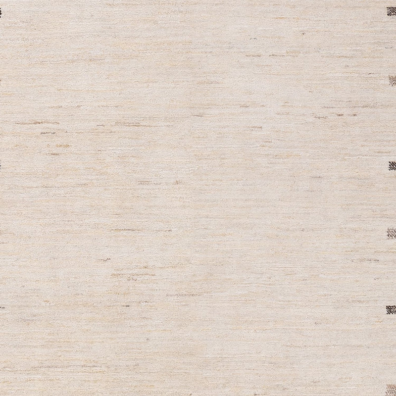 Indo Loribaft Teppich 202x302cm - Wollteppich - creme