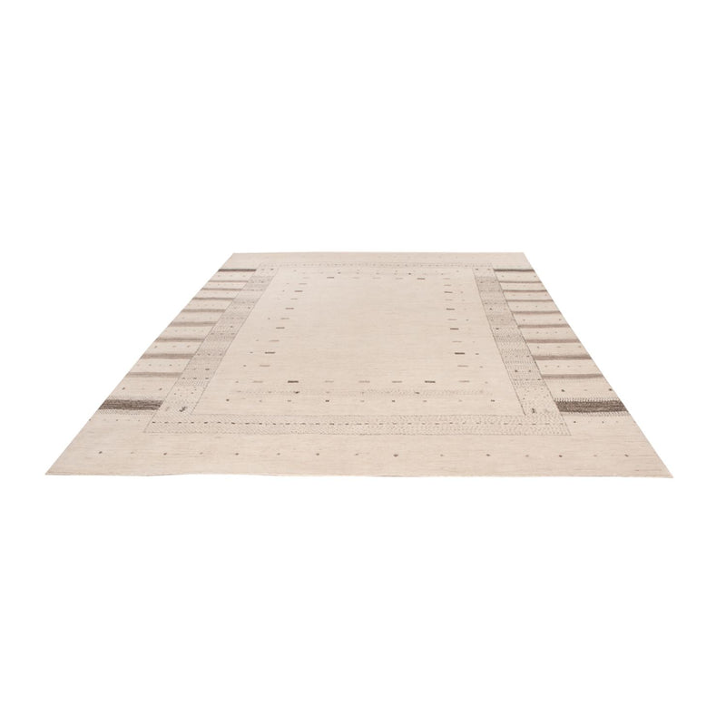 Indo Loribaft Teppich 202x302cm - Wollteppich - creme